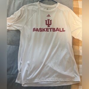 Hoosiers Indiana basketball official jersey tee and hat. Unisex M